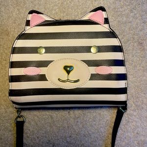 Betsy Johnson Cat Purse